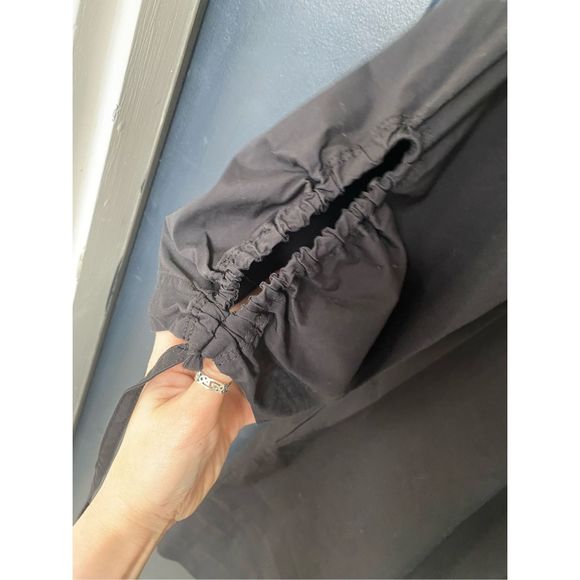 Lafayette 148 New York *Keene A-Line Black Dress, Women's Size Medium, MSRP $598 - Picture 6 of 11